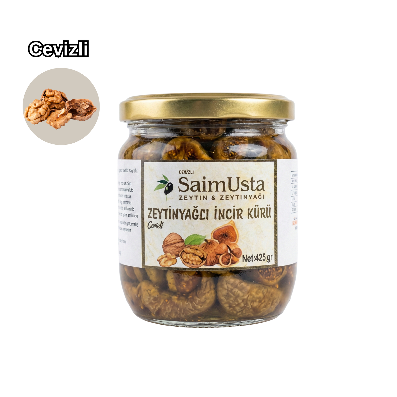 14 Zeytinyağlı İncir Kürü - Cevizli- - Görsel 1